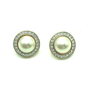 Swarovski Crystal Gold Earrings